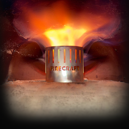 Firecraft New York Flame Shield - Gozney Dome Roccbox in action front